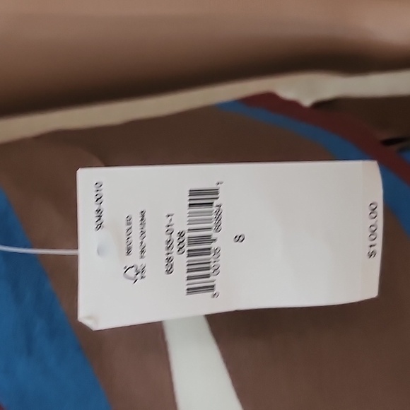 Banana Republic Multicolor Striped Midi Skirt, NWT - Picture 6 of 9